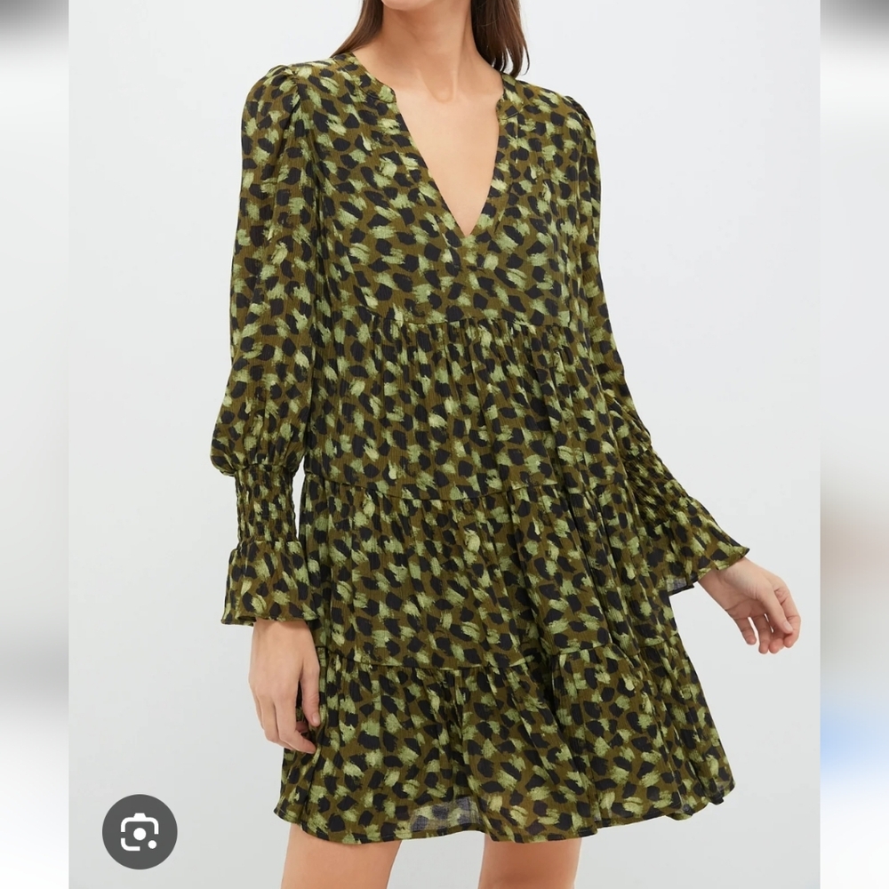 NWT Tuckernuck Pomander Place Kenzo tiered dress - L.         N49